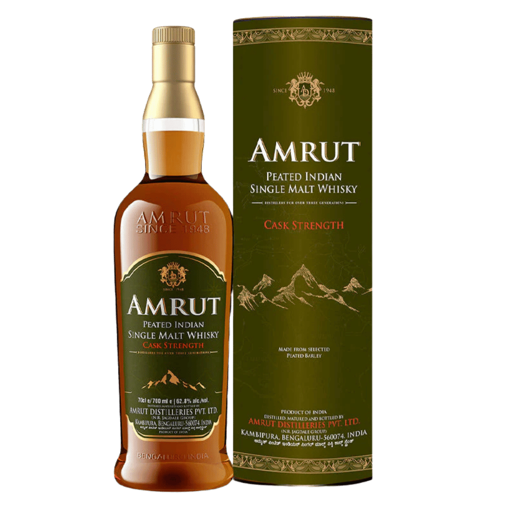 AMRUT Peated Indian Single Malt Whiskey Cask Strength