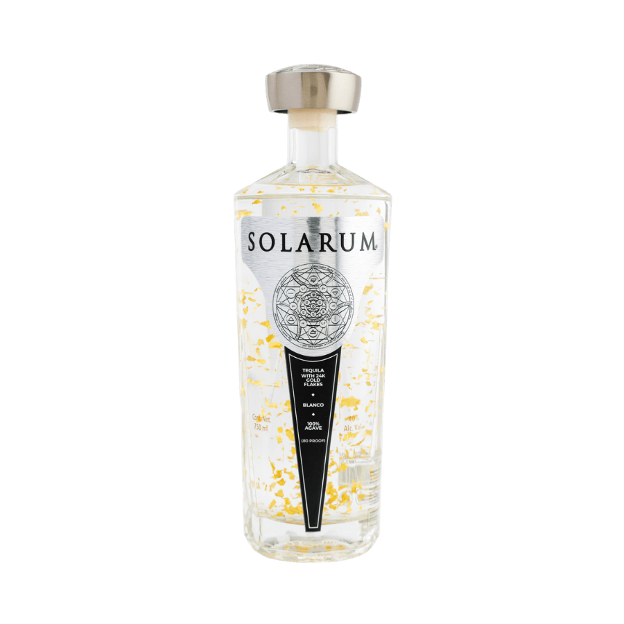 Solarum Tequila Blanco with 24K Gold Flakes